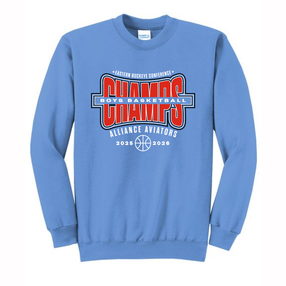 EBC CHAMPS ALLIANCE BOYS BASKETBALL CREWNECK